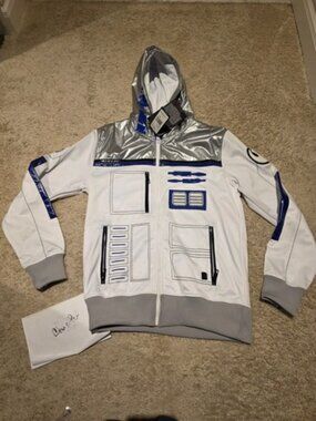 Marc Ecko Star Wars R2-D2 Zip Up Hoodie Jacket Size Medium